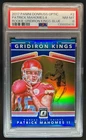 2017 Donruss Optic Patrick Mahomes II Rookie Gridiron Kings Blue RC #/149 PSA 8