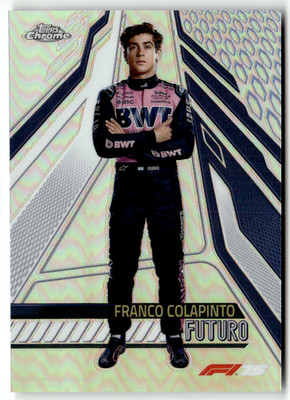Topps Chrome Formel 1 2025 No. FUT-5 Franco Colapinto Futuro Case Hit SSP