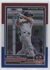 2023 USA Baseball Stars & Stripes Red White Blue Prizm Max Clark Maxwell 15t1