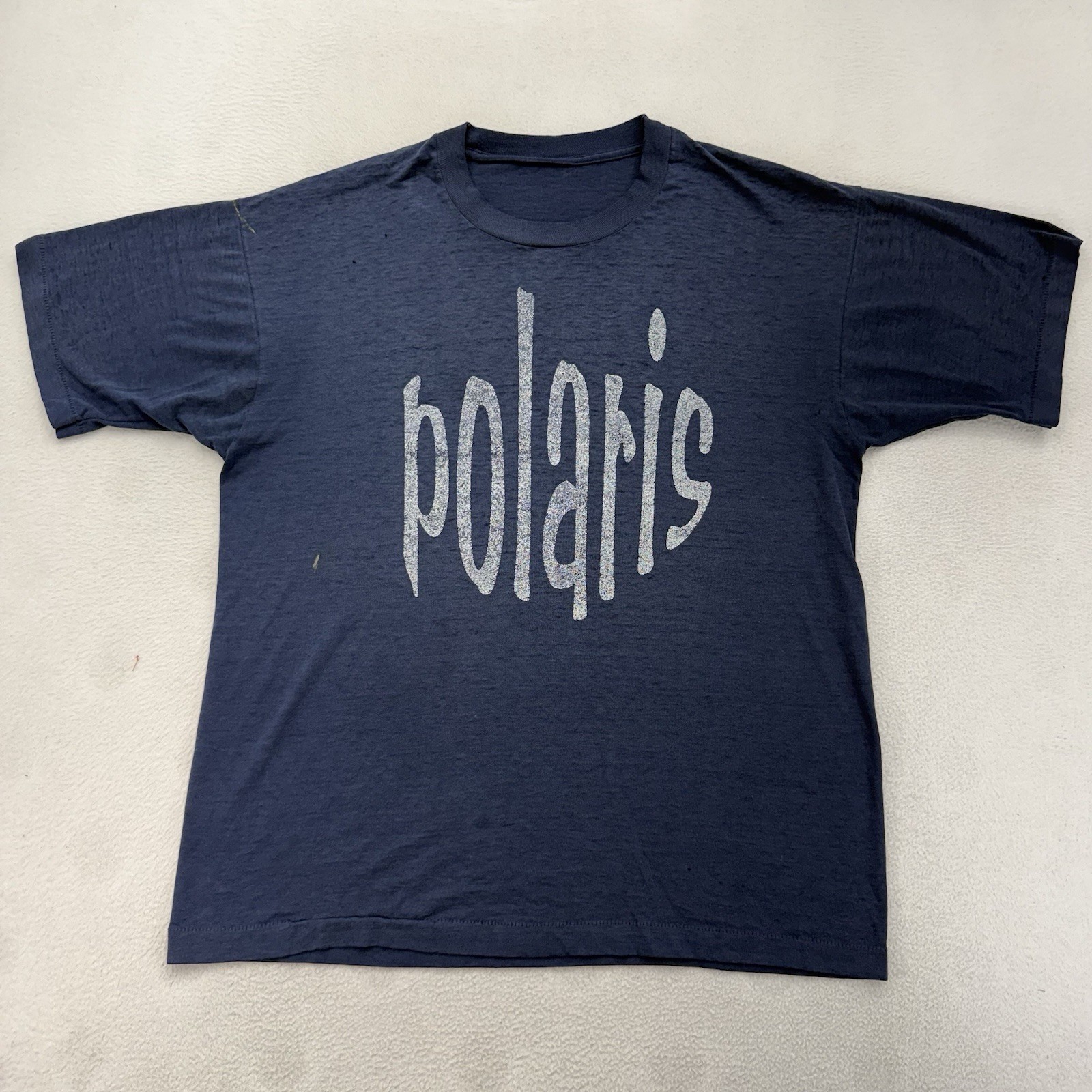 Vintage 90's Polaris Racing Single Stitch Shirt Paper Thin Distressed Soft XL