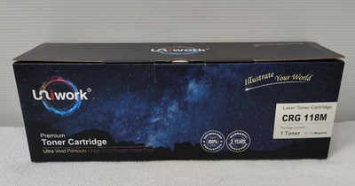 Uniwork Magenta Premium Replacement Toner Cartridge for CRG 118M