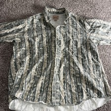 Woolrich Men's Flannel Geometric Shirt Button-Down Long Sleeve Size XL