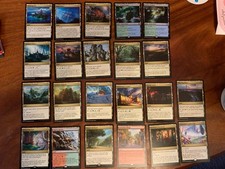 Mtg Rainbow Land Bundle (swamp/island/forest/plain/mountain)