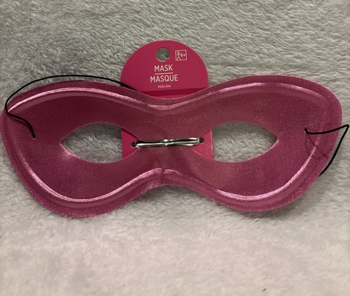Superhero Mask - Costume Accessory - Teen Adult - Pink One Size Fits Most - Picture 1 of 1
