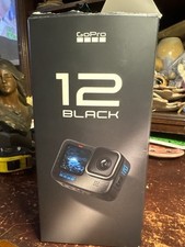 Caméra d'action GoPro HERO12 noire NEUVE BOÎTE OUVERTE avec boîtier de montage sur câble 5,3K