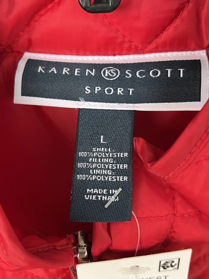 Chaleco deportivo Karen Scott para exteriores vacaciones para mujer 2017 todavía tiene etiqueta nueva grande Foto 3 de 4