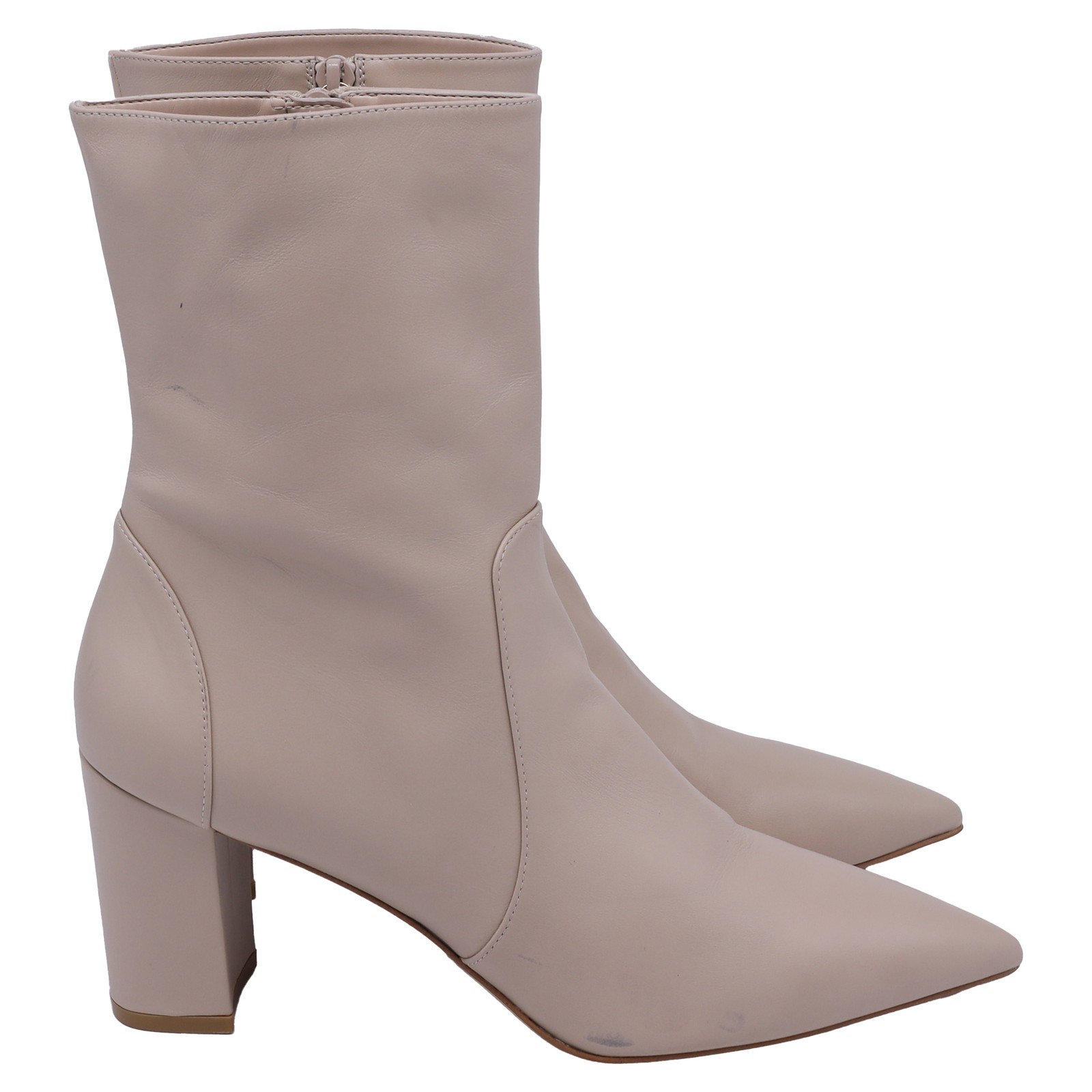 Stuart Weitzman Renegade Pointed-Toe Ankle Boots … - image 1