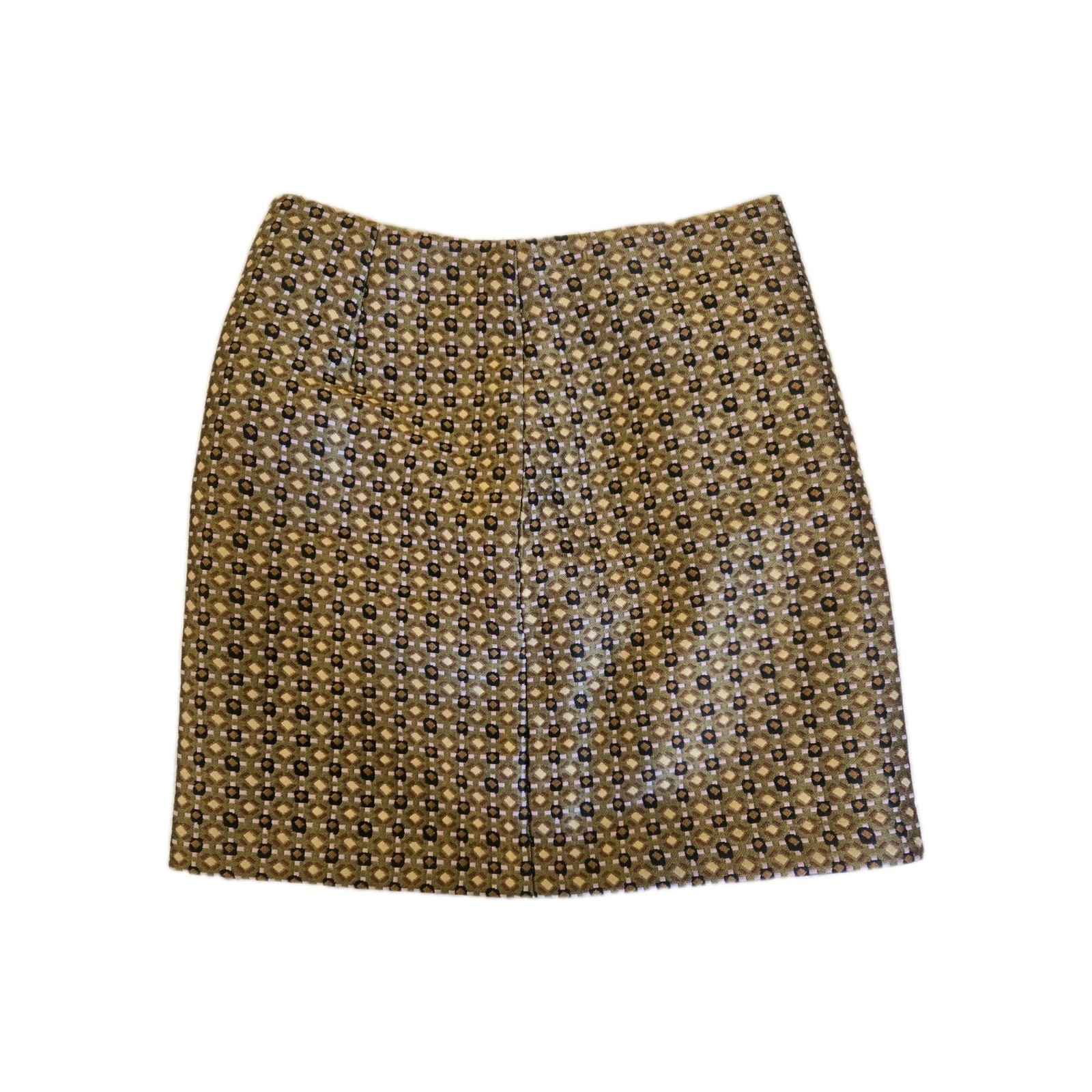 LOFT Geometric Pattern Lined Skirt - Women's Size… - image 1