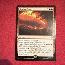 MTG Sozin's Comet TLA 0154 Regular Rare EN Red Sorcery Universes Beyond