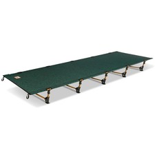 Lowdown Cot, Camping Bed with Aluminum Frame Fern Green 