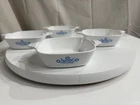 4 -Pyrex Casserole Dish Vintage 1 3/4 Cup. P-41 Corning Ware Cornflower