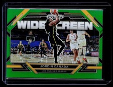 2023 Panini Prizm WNBA #11 Jordin Canada Widescreen Green BK103