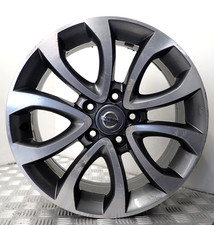 NISSAN JUKE 17" GREY DIAMOND CUT ALLOY WHEEL RIM 1KR7A (R2-E)