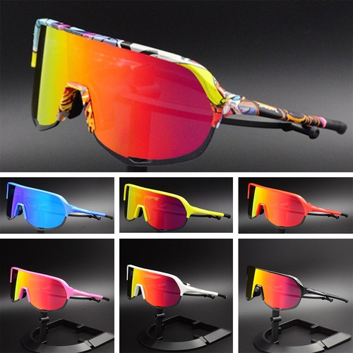 Occhiali Sportivi Adulti Ciclismo Bici Occhiali da Sole Bicicletta Bici  Montagna Escursioni Pesca | eBay