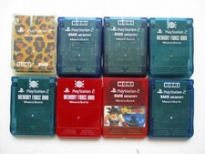 PlayStation 2 Memory card 8MB Lot of 8 JP