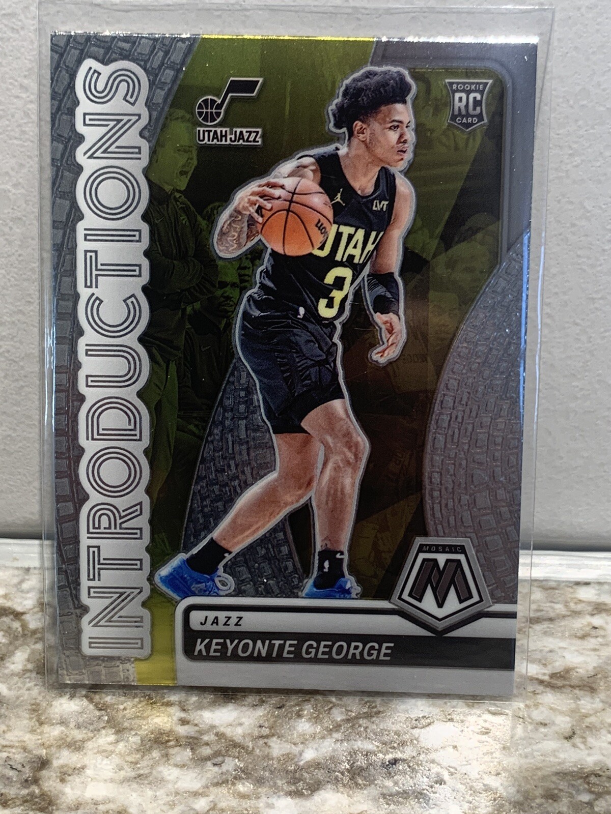 2023-24 Mosaic Keyonte George Introductions RC No. 20 Utah Jazz