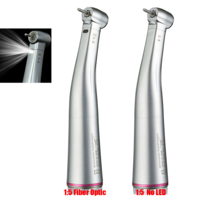 Dental LED Fiber Optic Contra Angle 1:5 Electric Handpiece Fit NSK Style Standard Head Dental LED Fiber Optic Contra Angle 1:5 Electric Handpiece Fit NSK Style Standard Head