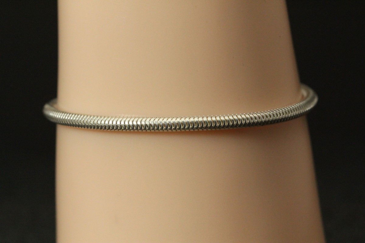 925 Sterling Silver Snake Chain Bracelet 7.4 Grams (BR5251) | eBay