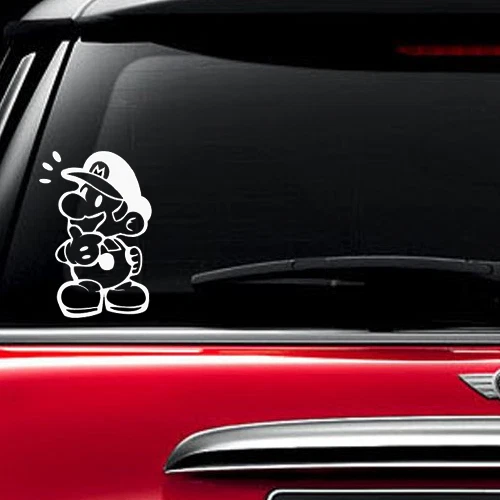 Baby Super Mario For Macbook Laptop Trackpad Car Window Wall Door Decal Sticker - Image 3 of 4