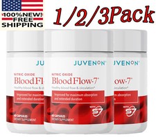  Juvenon BloodFlow-7 New  Improved Blood Circulation 60 Capsules Form New
