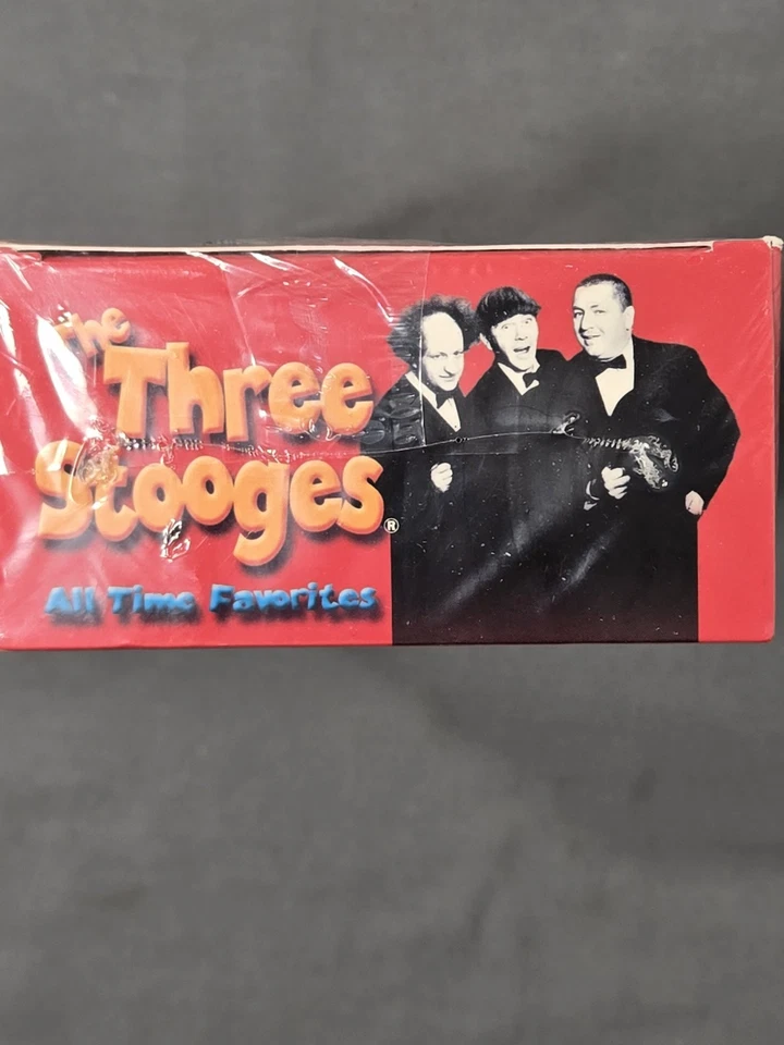 the three stooges VHS 2 tape set all time favorites original comedy family album - Image 4 of 4