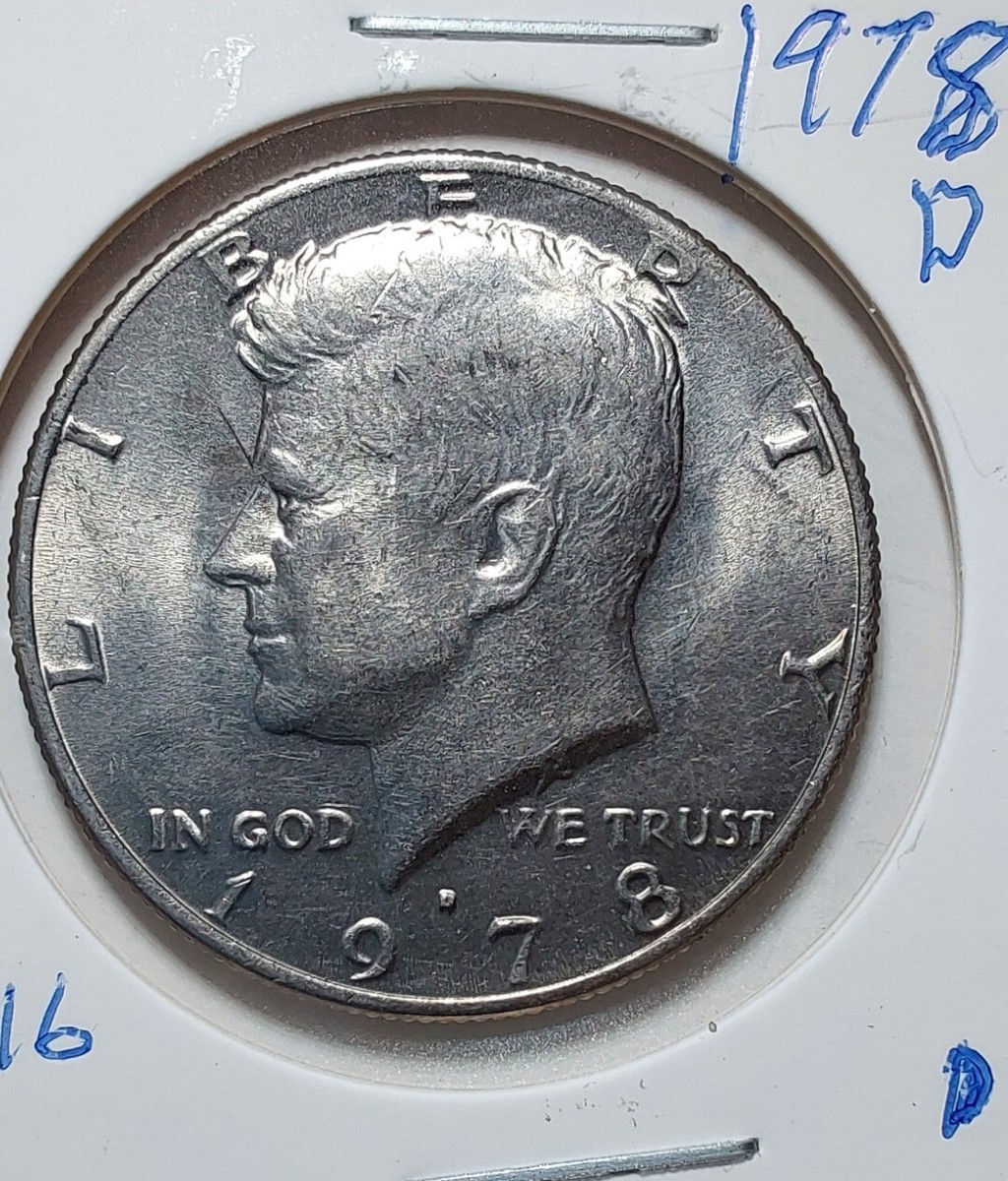 1978- D Kennedy Half Dollar Double Die 'D' Mint Mark Fine | eBay