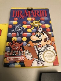 Sistema de Entretenimiento Dr. Mario Para NES Nintendo COMPLETO con Manual De Colecci&oacute;n