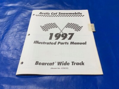 1997 Arctic Cat Bearcat WT Widetrac Illustrated Parts Manual Original Parts Book
