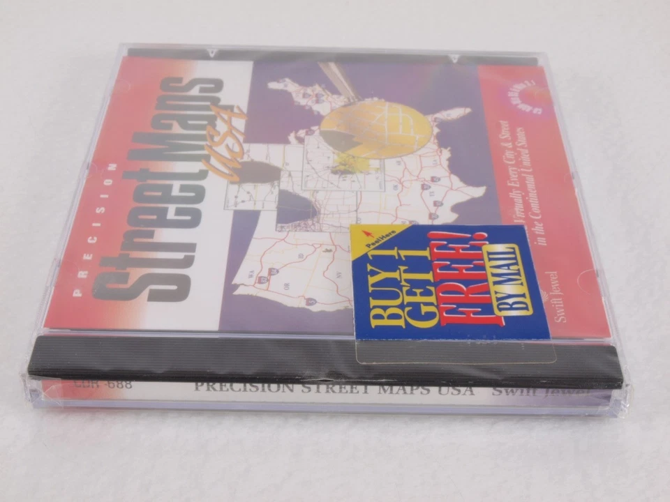 Precision Street Maps 1997 USA Swift Jewel Software CD New IBM Windows 3.1 - Image 4 of 4