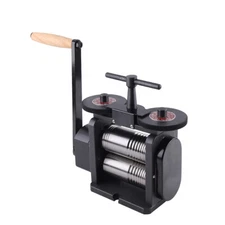 Manual Rolling Mill Jewelry Matal Press Precise + Forged Handle DIY Machine