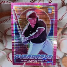 2021 Panini Overdrive PINK Prizm - Yermin Mercedes #13 - RC - Chiacgo White Sox