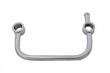 Breather Tube Chrome for Harley Davidson by V-Twin