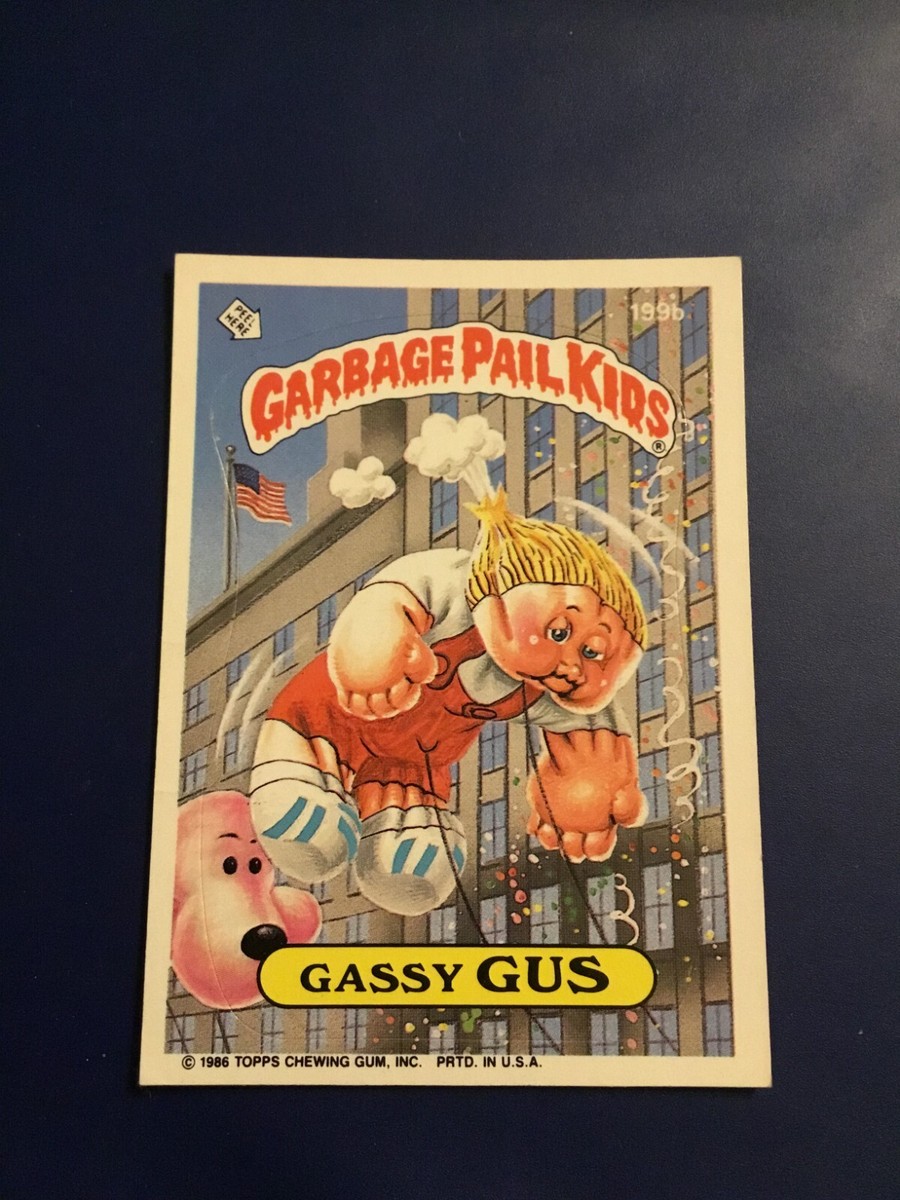 1986 Topps Garbage Pail Kids #199b GASSY GUS Macy's Parade 5 GPK