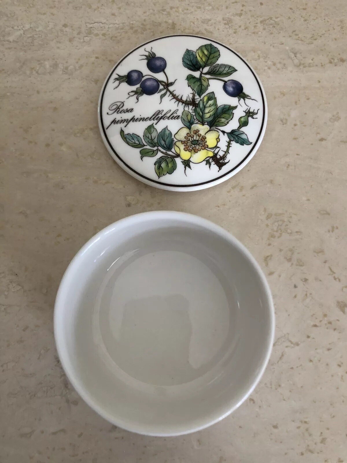 Villeroy & Boch anno 1748 vitro Porcelaine Floral Fruit Trinket Box eBay