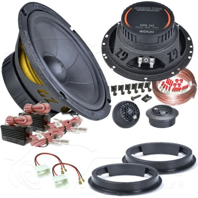 GROUND ZERO LAUTSPRECHER für FORD FIESTA MK7 JA8 2008-2017 Front Vorn 150W #AO9E