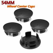 4pcs 54mm Black Wheel Hubs Center Hub Cap Universal Wheel Rim Hub Cover Caps