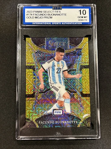 2023-24 Select FIFA Facundo Buonanotte No. 174 RC GOLD MOJO /10 ISA 10