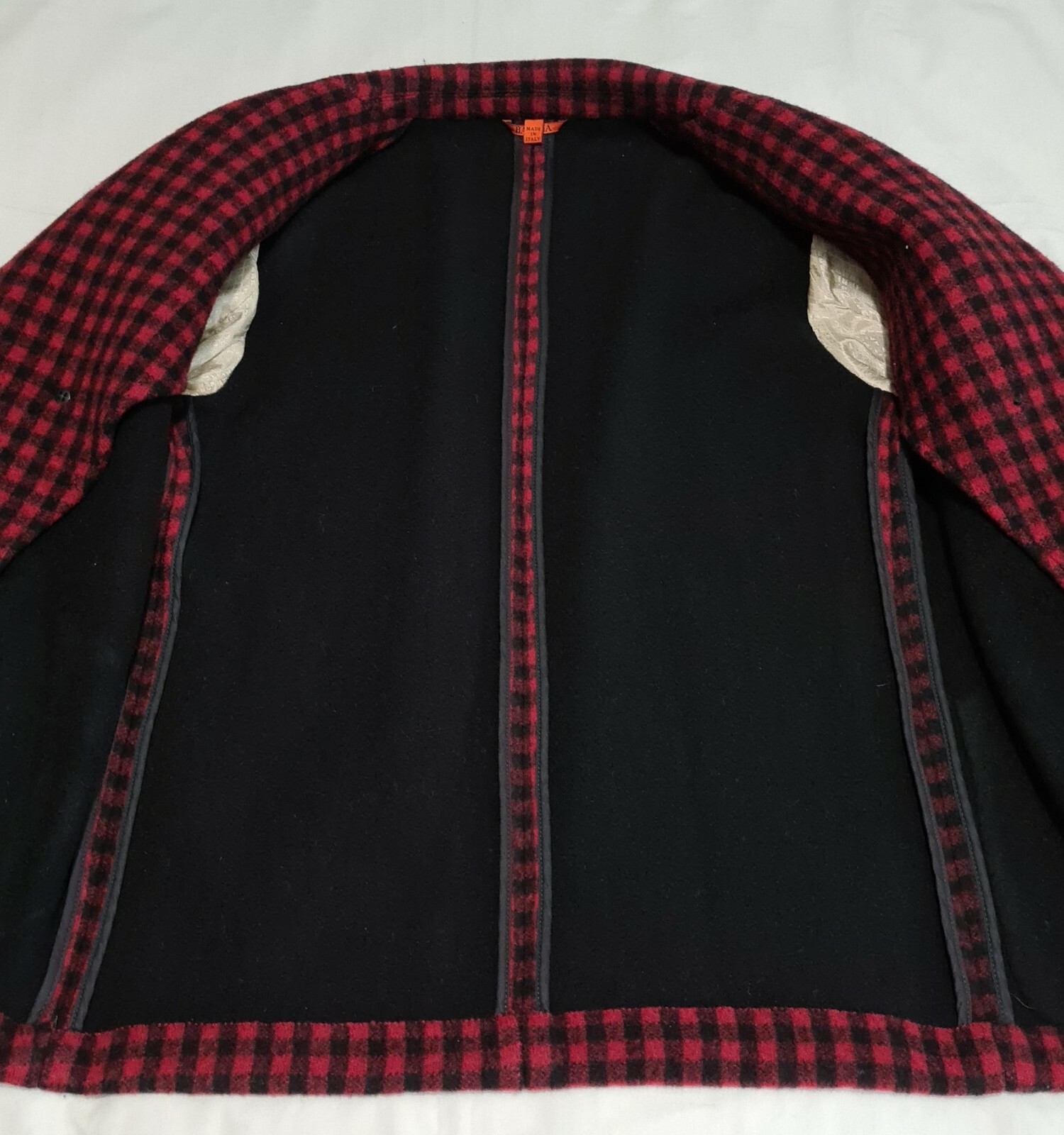 Barena Venezia Double Breasted Plaid Wool Sportcoat Red Size uk 40 eu50 RRP £615 image 4