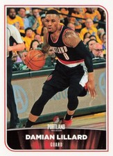 Damian Lillard Panini 2017-18 Basketball Sticker #322