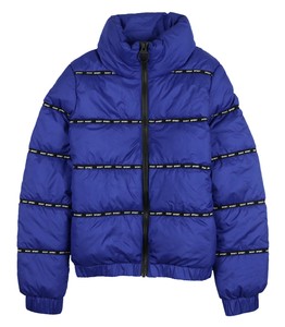 puffy blue coat