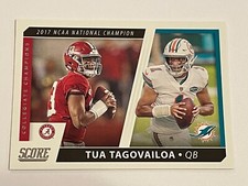 2021 Panini Score Football Collegiate Champions - Tua Tagovailoa - Alabama