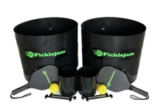 Picklejam Kan Jam Pickleball Game Outdoor Set w/ TWO PICKLEBALL PADDLES + BALLS