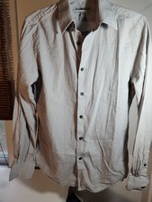 Men's Dress Shirt Stretch Cotton 14 1/2