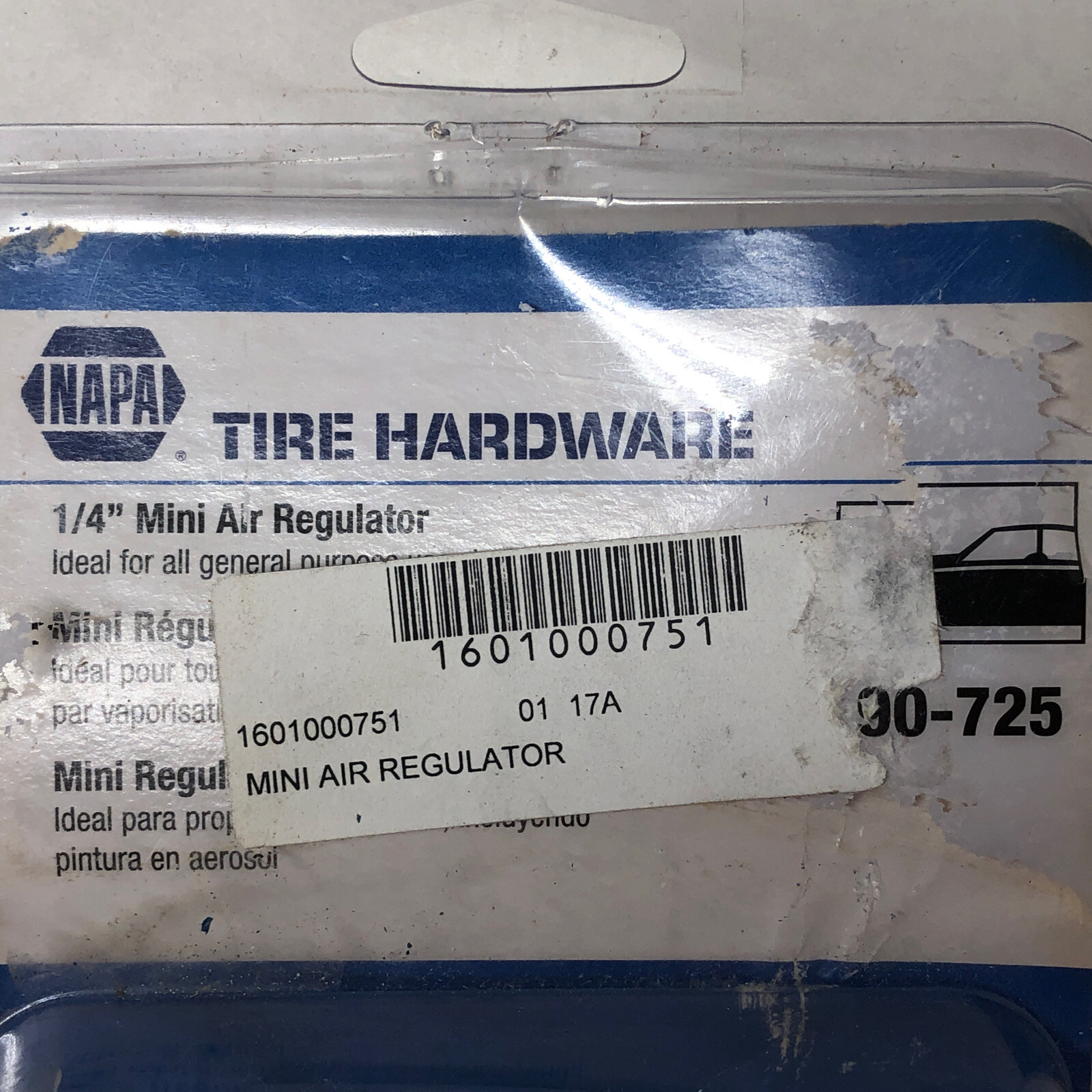 Napa 90725 1/4" Mini Air Regulator for sale online eBay