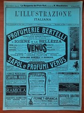 ITALIAN ILLUSTRATION MAGAZINE 1909 N� 35 FIELD AVIATION BRESCIA DEVASTATED