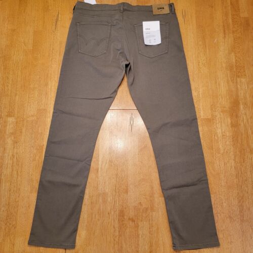 Edwin Jeans Mens 38x32 Maddox Forest Army Green Flex Denim Slim Fit NEW $168 - Picture 2 of 22
