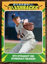Tom Seaver 2024 Topps Heritage Baseball Flashbacks #BF-7
