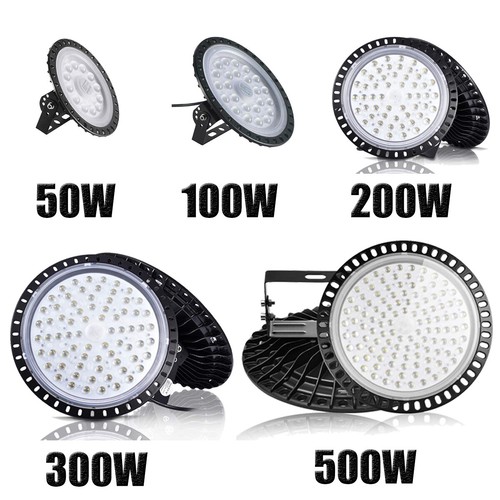 UFO LED High Bay Light 100W 200W 300W 500W Warehouse Led Lamp Garage Shop Light - Picture 4 of 27