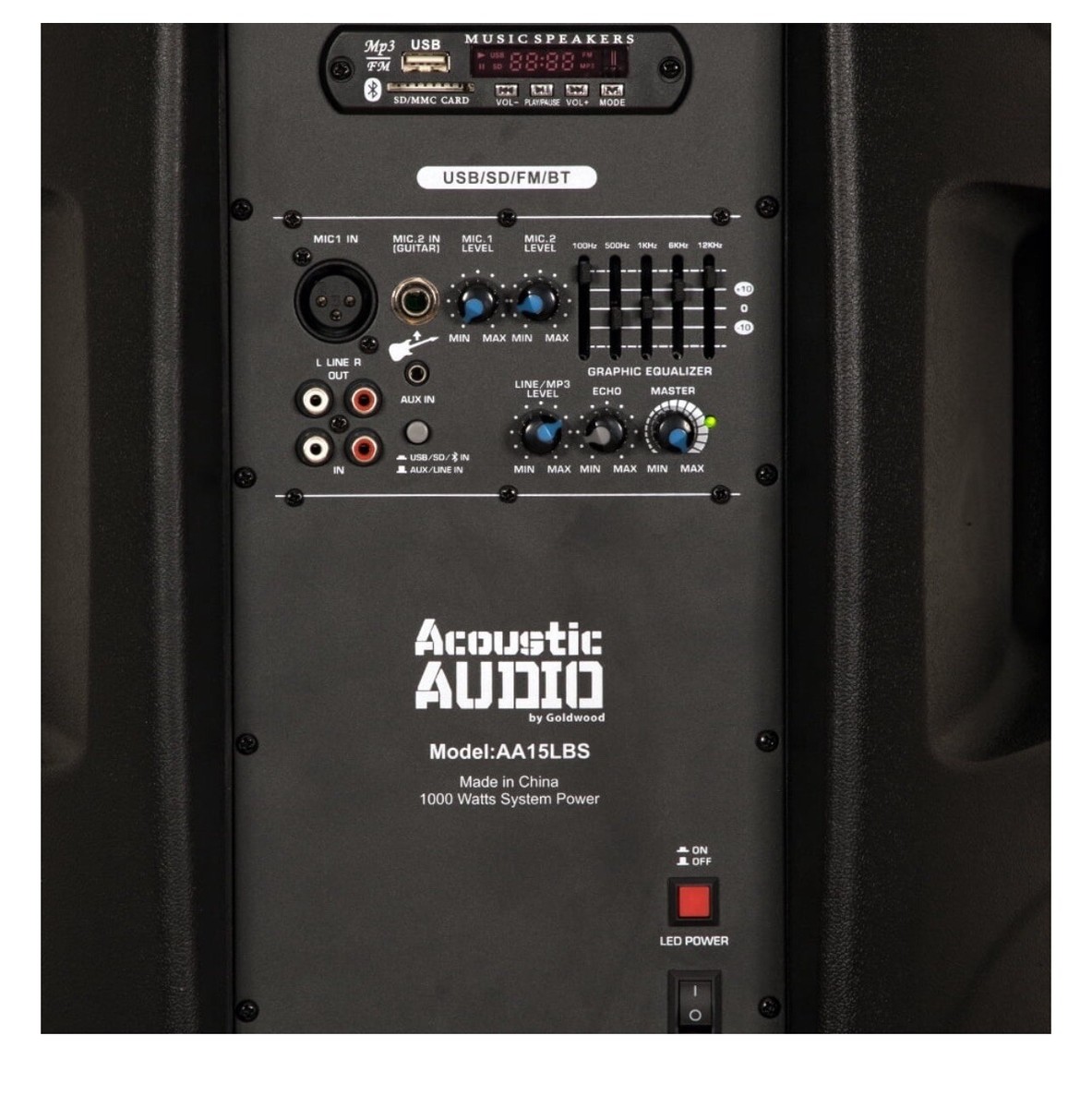 Acoustic Audio by Goldwood AA15LBS Wireless Speaker Set