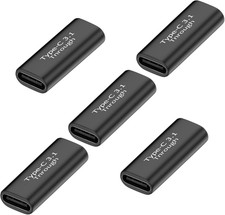 5 Pack USB C Female to Female Adapter.Usbc Extender.Usbc Coupler Supports up to
